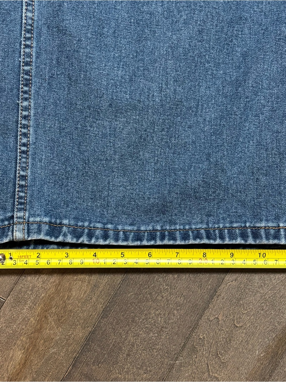Princess Polly Zephee Wide Leg Jeans US 2 AU 6 Blue High Rise Denim LN - Picture 9 of 12